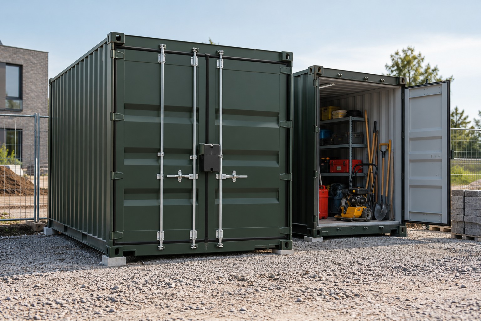 Materiaalcontainers — illustratief beeld